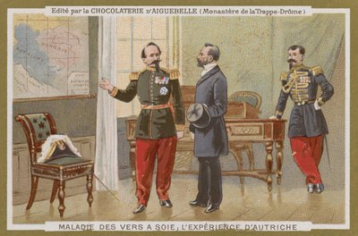 Chocolat dAiguebelle handelskort af French School