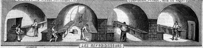 Chokoladefabrik: kølere. Fabrik af M. Masson, Paris af French School