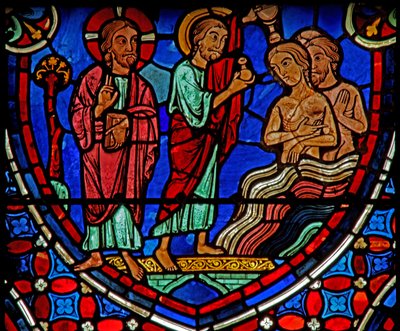 Kristus - velsigner apostlene (w0) af French School