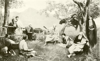 Cicero ved Tusculum (dybtryk) af French School