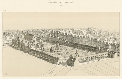 De uskyldiges kirkegård, 1552 af French School