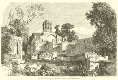 Cimetiere romain, en Arles (gravering) af French School