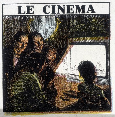 Biografvisning. omkring 1920. af French School