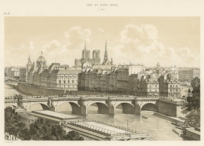 By og Pont-Neuf, 1878 af French School