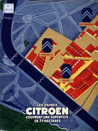 Citroën-anlæg dækker et areal på 77 hektar af French School