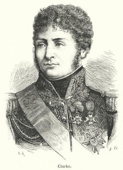 Clarke (gravering) af French School