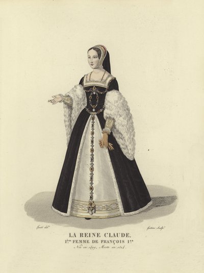 Claude af Bretagne, første hustru til kong Frans I af Frankrig af French School