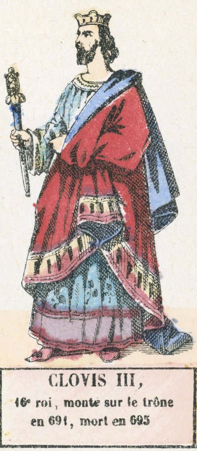 Clovis III af French School