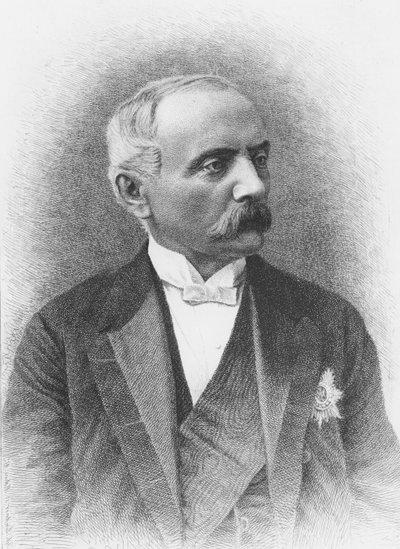 Clovis, Prince of Hohenlohe (gravering) af French School