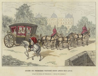 Træner, regeringstid af Ludvig XIII af Frankrig, 1610 af French School