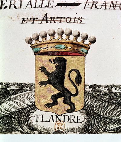 Flanderns våbenskjold af French School