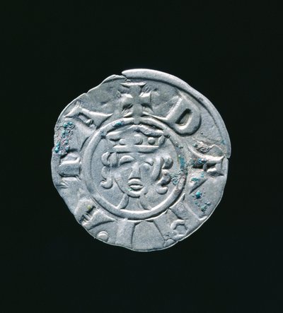 Mønt af Johannes af Brienne (ca. 1170-1237) af French School
