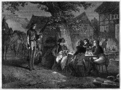 Napoleons koldblod erfarede det uheldige slag ved Dennewitz (Tyskland) den 8. september af French School