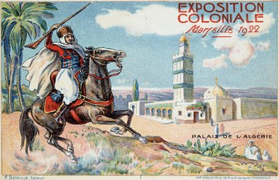 Koloniudstilling i Marseille: Paladset i Algeriet af French School