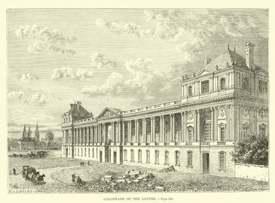 Louvres søjlegang af French School