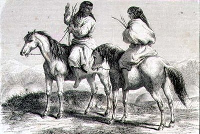 Comanche-indianere i 1860