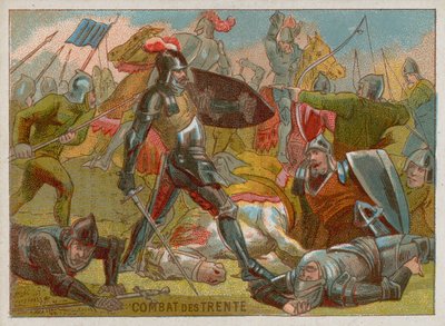Combat des Trente eller Combat of the Thirty af French School