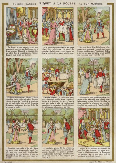 Tegneserie - Riquet A La Houppe af French School
