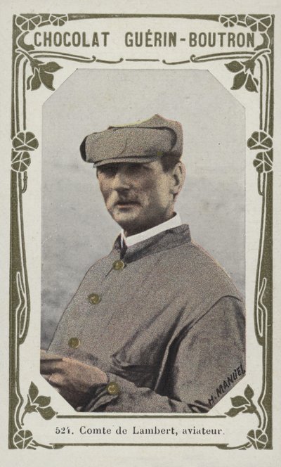 Comte de Lambert, flyver (farvet foto) af French School