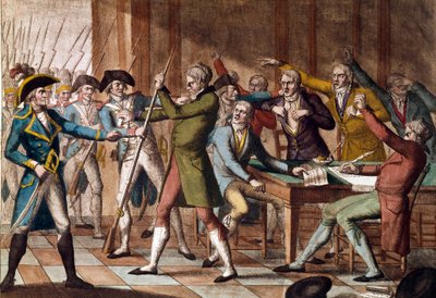 Kuppet af 18 Fructidor (4. september 1797). af French School