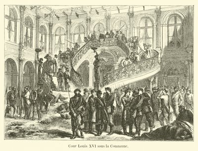 Cour Louis XVI under kommunen af French School