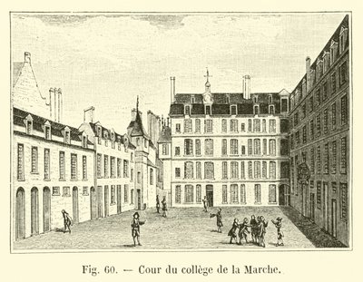 Gårdhave til Marche College af French School