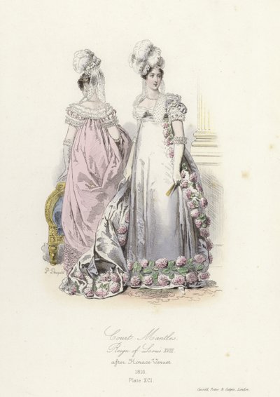 Hofkapper, regeringstid af Ludvig XVIII af Frankrig af French School