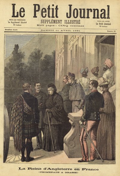 Forside af Le Petit Journal, 11. april 1891 af French School