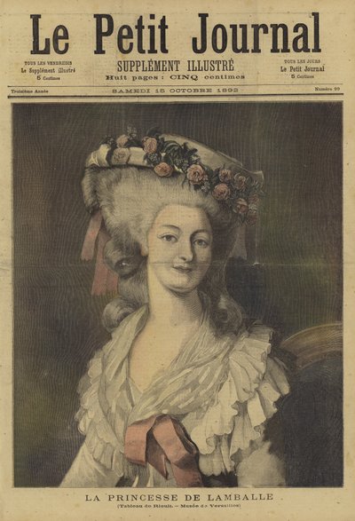 Forside af Le Petit Journal, 15. oktober 1892 af French School