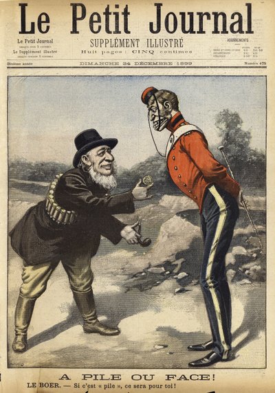 Forside af Le Petit Journal, 24. december 1899 af French School