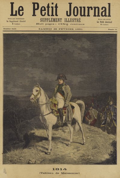 Forside af Le Petit Journal, 28. februar 1891 af French School