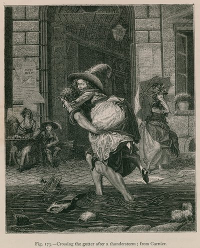 Krydser Renden efter et Tordenvejr; fra Garnier af French School