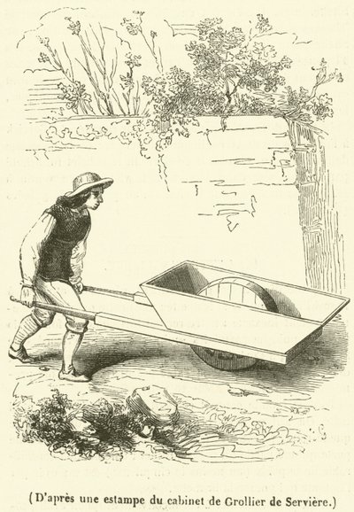 Efter et tryk fra Grollier de Servières kabinet (gravering) af French School