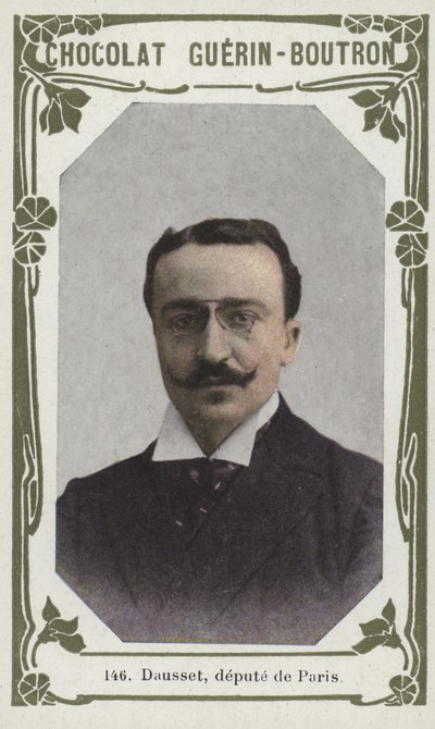 Dausset, deputé de Paris (farvet foto) af French School