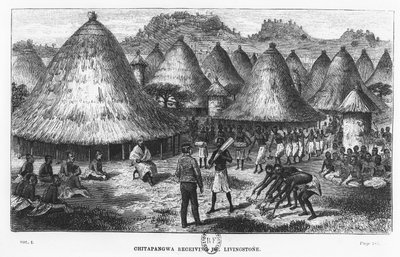 David Livingstone blev budt velkommen i en landsby i Great Lakes-regionen i Centralafrika af French School