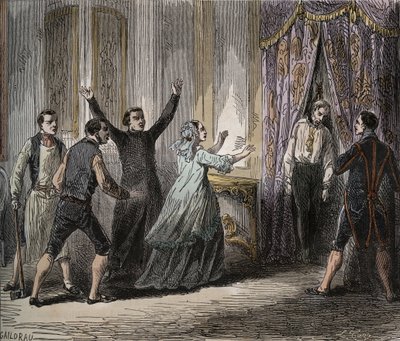 Louis Henri Joseph de Bourbons død, prins af Conde (Louis VI Henry af Bourbon Conde) - Prinsen af Condes død (Louis VI Henry af Bourbon Conde) af French School