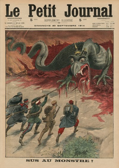 Death to the monster, forsideillustration fra 