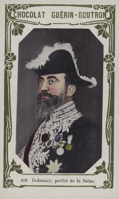 Delanney, præfet de la Seine (farvet foto) af French School