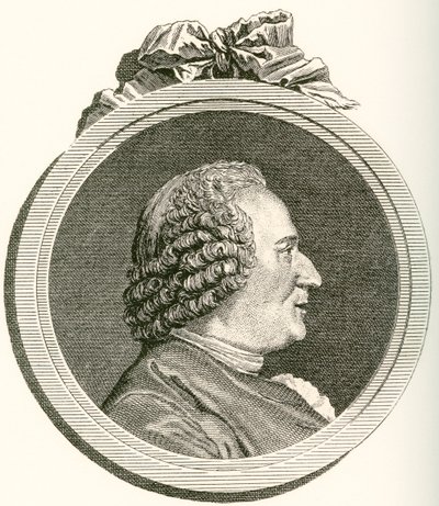 Denis Diderot, 1713 1784. Fransk filosof, kunstkritiker og forfatter. Fra Les Heures Libres udgivet 1908. af French School