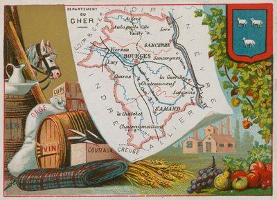 Department of Cher i Centre Region i Frankrig af French School