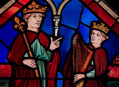 Afbilder David og Saul, ex Ste Chapelle, Bay B af French School