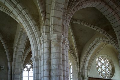 Viser en indvendig udsigt mod sydøst af French School