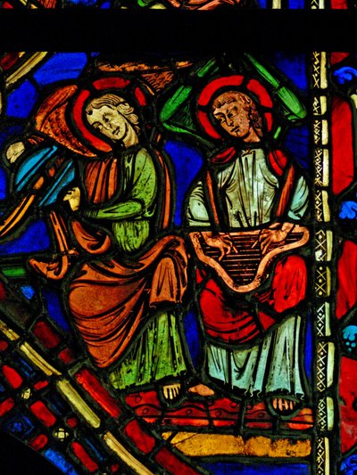 Afbilder musikengle (ex Varennes-Jarcy - oprindeligt fra Abbey de Gercy?) af French School