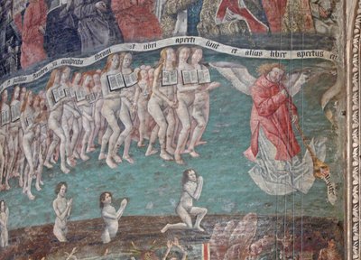 Afbilder en del af den sidste dom af French School