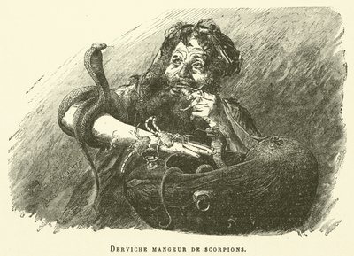 Dervish Eater Of Scorpions (gravering) af French School