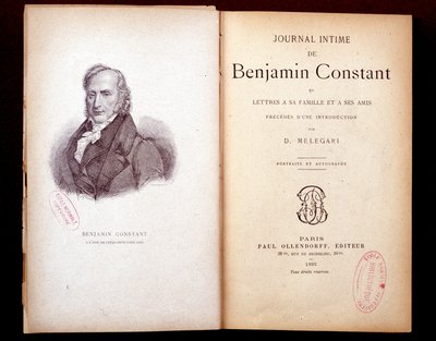 Benjamin Finstnts dagbog. 1895 udgave. af French School