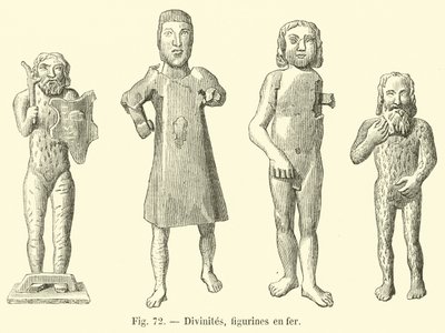 Guddomme, jernfigurer af French School