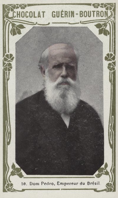 Dom Pedro, kejser af Brasilien (farvet foto) af French School