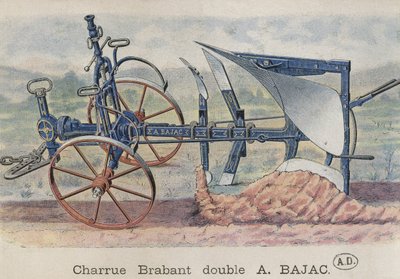 Dobbeltplov Brabant opfundet af Antoine Bajac, ca. 1900 af French School