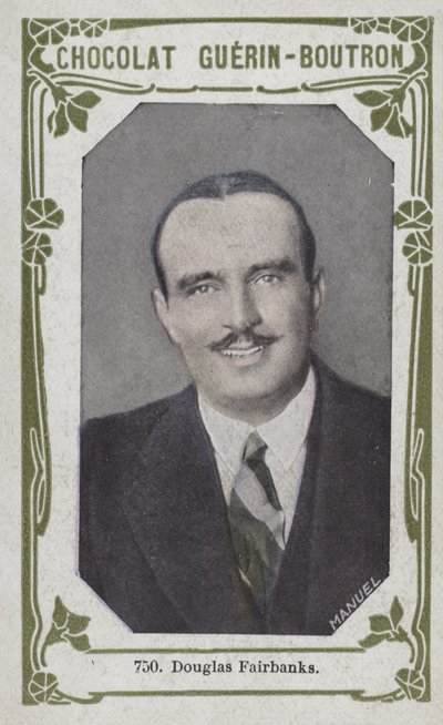 Douglas Fairbanks (farvet foto) af French School